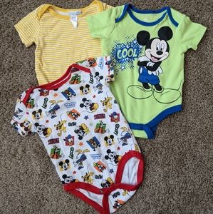 Disney short sleeve onesies